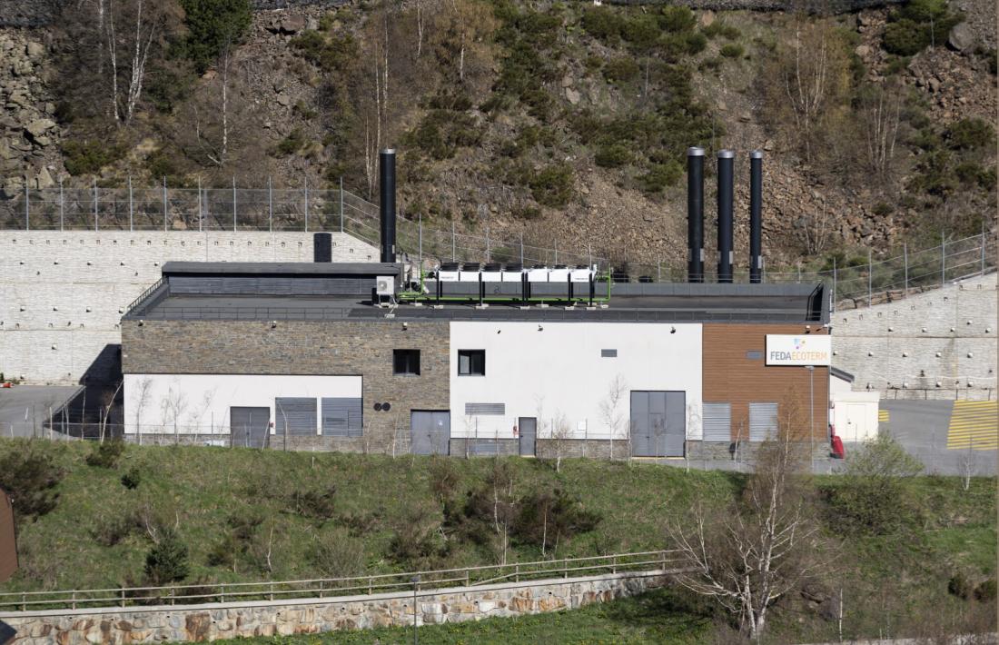 La infraestructura de la xarxa de calor de FEDA Ecoterm.