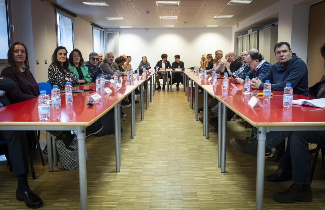 La primera reunió del Consell Consultiu celebrada aquest dimecres.